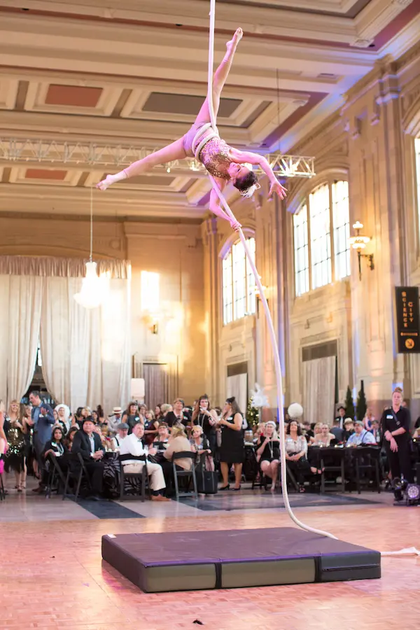 Meteor Rope Demonstration Advanced Aerial Classes | Kansas City Aerial Arts
